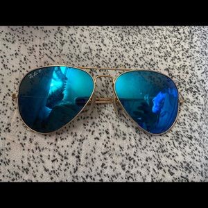 Ray Ban Polarized Aviator Sunglasses
